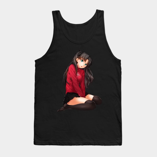 Tohsaka Rin Tank Top by Venandeu